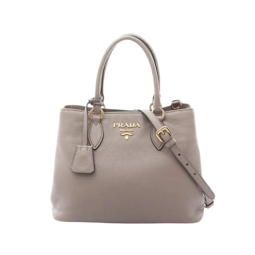 Prada | Vitello Daino Leather Handbag